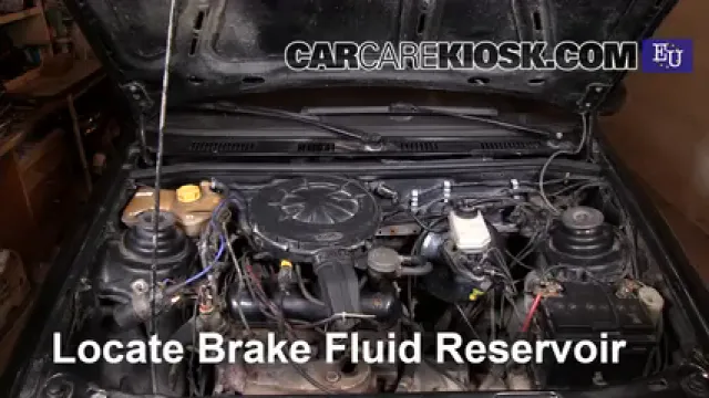 1996 Ford Fiesta Magic 1.3L 4 Cyl. Brake Fluid Add Fluid